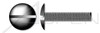 1/4"-20 X 5/8" Machine Screws, Truss Slot Drive, Full Thread, Steel, Black Oxide