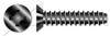 #10 X 5/8" Self-Tapping Sheet Metal Screws, Type "B", Flat Undercut Phillips Drive, Steel, Black Oxide