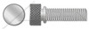 #6-32 X 1/2" Knurled Thumb Screws with Shoulder, Aluminum
