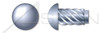 #12 X 5/8" U-Drive Hammer Screws, Round Head, Steel, Zinc Plated