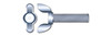 #10-24 X 1/4" Wing Screws, Type "D", Stamped, Steel, Zinc Plated