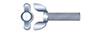 1/4"-20 X 1/2" Wing Screws, Type "D", Stamped, Steel, Zinc Plated