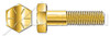 3/4"-10 X 9-1/2" Hex Head Cap Screws Bolts, UNC Coarse Thread, Grade 8 Steel, Yellow Zinc