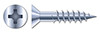 #10 X 1-1/2" Wood Screws, Flat Phillips Drive, Undersized Body, Steel, Zinc Plated #10 X 1-1/2" Wood Screws, Flat Phillips Drive, Undersized Body, Steel, Zinc Plated