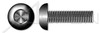 #10-24 X 1/2" Button Head Hex Socket Cap Screws, Coarse Thread, Alloy Steel, Made in U.S.A.