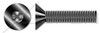 #10-24 X 3/8" Flat Head Socket Cap Screws, Coarse Thread, Alloy Steel, Made in U.S.A.