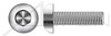 #0-80 X 1/2" Button Head Hex Socket Cap Screws, AISI 304 Stainless Steel (18-8)