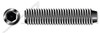 #10-24 X 1/2" Cup Point Socket Set Screws, Hex Drive, UNC Coarse Threading, Alloy Steel, Made in U.S.A.