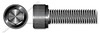 #10-24 X 1-1/4" Socket Cap Screws, Hex Drive, Fully Threaded, Coarse Threading, Alloy Steel, Made in U.S.A.