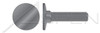 5/16"-18 X 1" Elevator Bolts, Flat Head, Square Neck, Steel, Plain