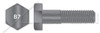 1-1/4"-7 X 8" Heavy Hex Bolts, Grade B7 Steel, Plain, ASTM A193