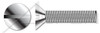 3/4"-10 X 5" Fully Threaded Flat Countersunk Head Machine Screws with Slotted Drive, 82 Degree Head, Stainless Steel