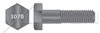 1"-8 X 4-1/2" Heavy Hex Bolts, Grade B Steel, Plain