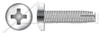 #10-32 X 3/8" Type 1 Thread Cutting Screws, Pan Head with Phillips Drive, Stainless Steel