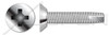 #10-24 X 3/4" Type 23 Thread Cutting Screws, Flat Undercut Head with Phillips Drive, Stainless Steel