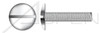 #10-24 X 5/16" Fully Threaded Machine Screws, Stainless Steel, Truss Slot Drive