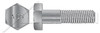 3/4"-10 X 1-3/4" Heavy Structural Hex Bolts, Steel, Hot Dip Galvanized, ASTM A325 Type 1