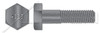 1/2"-13 X 2" Heavy Structural Hex Bolts, Steel, Plain, ASTM A325 Type 1