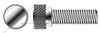 1/4"-20 X 1/2" Thumb Screws, Knurled Head with Shoulder, Stainless Steel