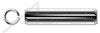 1/8" X 1-5/8" Slotted Spring Pins, AISI 420 Stainless Steel