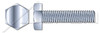 3/8"-16 X 3-1/4" Machine Bolts, Hex Head, Full Thread, A307 Steel, Zinc