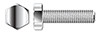 3/8"-16 X 2" Hex Head Cap Screws Bolts, Full Thread, AISI 304 Stainless Steel (18-8)