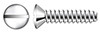 #8 X 1/2" Self-Tapping Sheet Metal Screws, Type "B", Oval Phillips Drive, AISI 304 Stainless Steel (18-8)