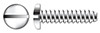 #6 X 3/8" Self-Tapping Sheet Metal Screws, Type "B", Pan Slot Drive, AISI 304 Stainless Steel (18-8)