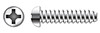 #8 X 5/8" Self-Tapping Sheet Metal Screws, Type "B", Round Phillips Drive, AISI 304 Stainless Steel (18-8)