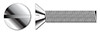 #4-40 X 1/2" Machine Screws, Flat 100 Degree Slot Drive, 100 Degree Countersink, Full Thread, AISI 304 Stainless Steel (18-8)