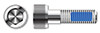 #10-24 X 1-1/2" Hex Socket Head Cap Screws, Thread-Locking Patch, AISI 304 Stainless Steel (18-8)