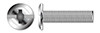 1/4"-20 X 6" Sidewalk Bolts, Machine Screws, Phillips/Slot Drive, AISI 304 Stainless Steel (18-8)