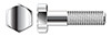 7/8"-9 X 4" Hex Head Cap Screws Bolts, Coarse Thread, AISI 304 Stainless Steel (18-8), ASTM F593