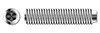 #10-24 X 3/8" Hex Socket Set Screws, Knurled Cup Point, Full Thread, AISI 304 Stainless Steel (18-8)