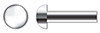 5/32" X 1" Solid Rivets, Round Head, AISI 304 Stainless Steel (18-8)