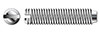 3/8"-16 X 1" Set Screws, Slotted Drive, Cup Point, Full Thread, AISI 304 Stainless Steel (18-8)