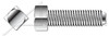 1/4"-20 X 3/4" Square Head Set Screws, Cup Point, Fully Threaded, 18-8 Stainless Steel