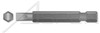 #3-#4 X 1-15/16" Power Bits, Slotted Drive #3-#4 X 1-15/16" Power Bits, Slotted Drive