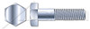 1/2"-13 X 10" Machine Bolts, Undersized Body, Hex Head, A307 Steel, Zinc
