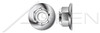 5/16"-18 Hex Nylon Insert Stop Lock Nuts with Flange, 18-8 Stainless Steel 5/16"-18 Hex Nylon Insert Stop Lock Nuts with Flange, 18-8 Stainless Steel