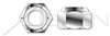 1-1/2"-6 Hex Nylon Insert Stop Lock Nuts, NU Heavy Full Series, AISI 304 Stainless Steel (18-8)