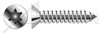 #10 X 1" Flat Head Type AB Self Tapping Sheet Metal Security Screws with Tamper-Resistant 6Lobe Torx(r) Pin Drive, Stainless Steel 18-8, Includes Driver Bit
