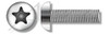 #10-24 X 1-1/4" Button Head Security Machine Screws with Tamper-Resistant Torx Plus(r) Pin Drive, Stainless Steel 18-8