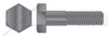 5/8"-11 X 1" Machine Bolts, Hex Head, A307 Steel, Plain
