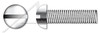 #8-32 X 3/4" Machine Screws, Round Slot Drive, Full Thread, AISI 316 Stainless Steel