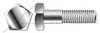 1/2"-13 X 1-1/2" Tamper Resistant Penta Head Security Bolts, AISI 304 Stainless Steel (18-8)