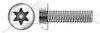 M6-1.0 X 16mm Button Head Security Machine Screws with Tamper-Resistant 6Lobe Torx(r) Pin Drive, Stainless Steel 18-8, Includes Driver Bit