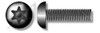 #6-32 X 1/2" Button Head Security Machine Screws with Tamper-Resistant 6Lobe Torx(r) Pin Drive, Alloy Steel, Includes Driver Bit