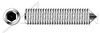 #10-24 X 5/16" Cone Point Socket Set Screws, Hex Drive, Fully Threaded, 18-8 Stainless Steel