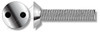 #4-40 X 1/4" Security Machine Screws, Flat Countersunk Undercut Head Tamper Resistant Drilled Spanner Drive, AISI 304 Stainless Steel (18-8), Includes Driver Bit